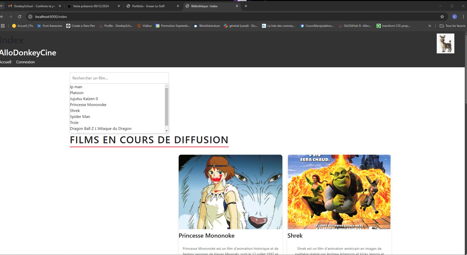 Site cinéma