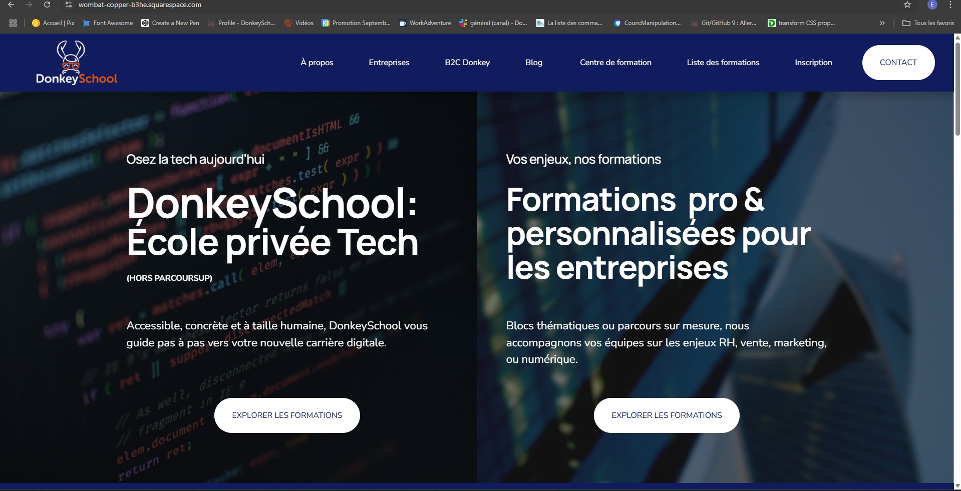Site Squarespace